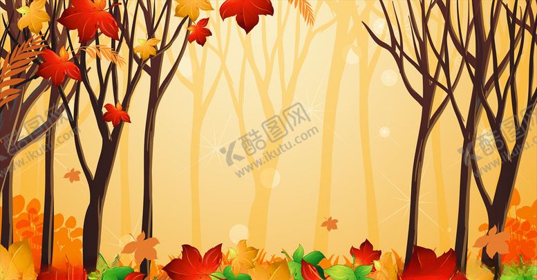 编号：78145310030429033424【酷图网】源文件下载-卡通树林