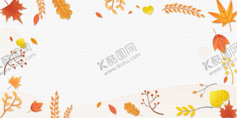 编号：35645106301634253108【酷图网】源文件下载-简洁小清新力求树叶书签剪纸风格