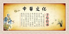中医版面中医文化古典低纹