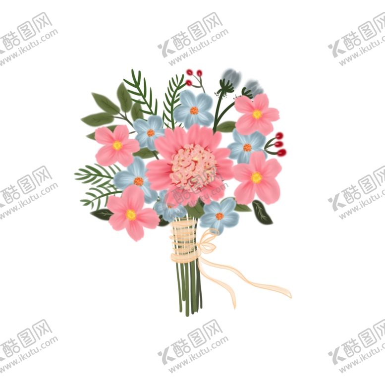编号：71161810031305345942【酷图网】源文件下载-手绘花束