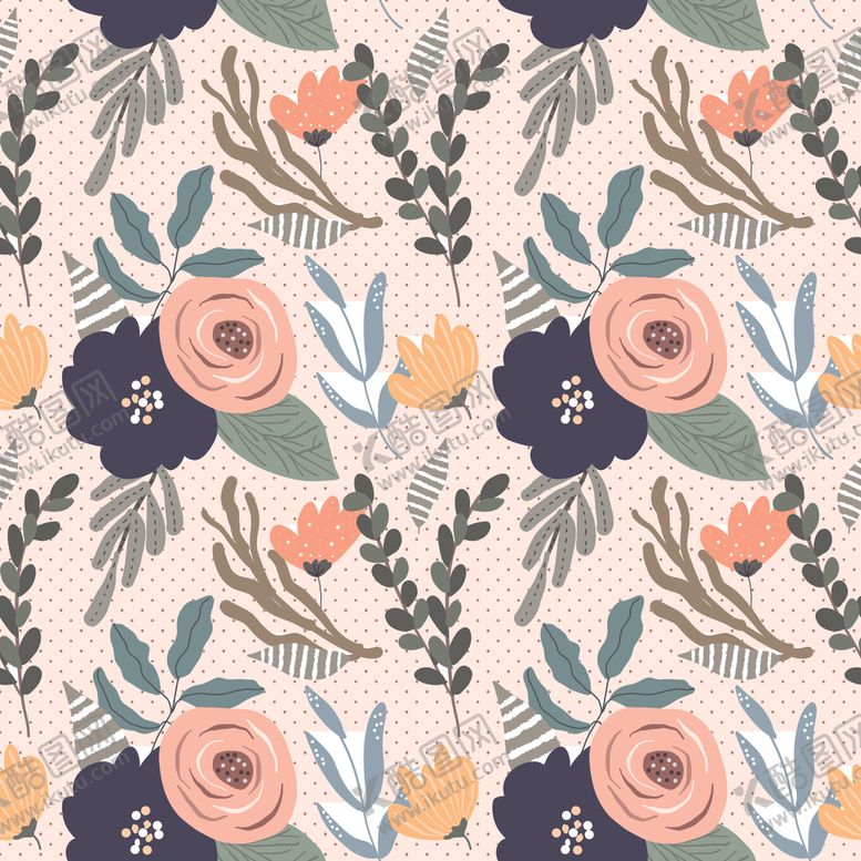 编号：27704709251508408064【酷图网】源文件下载-无缝印花