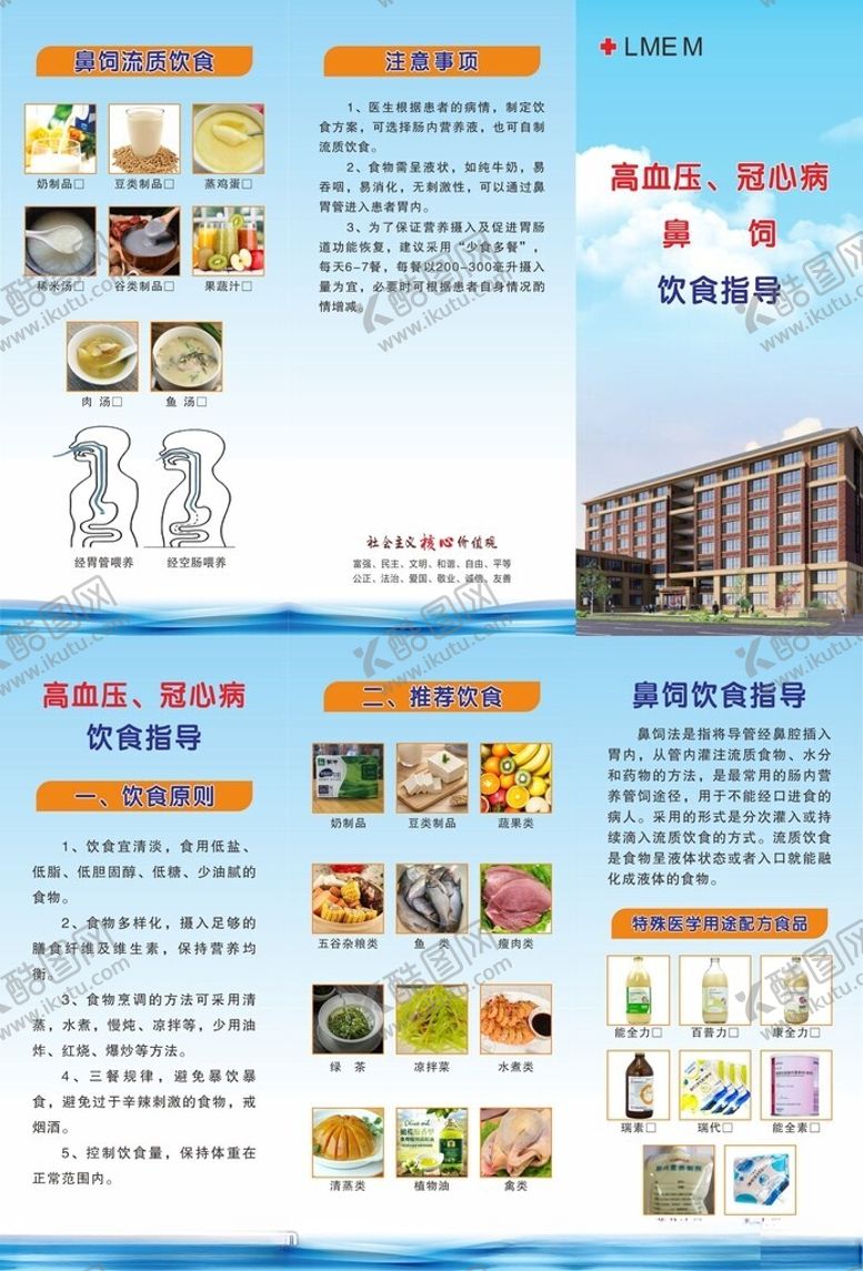 编号：54114502122123359601【酷图网】源文件下载-高血压冠心病鼻饲饮食指导