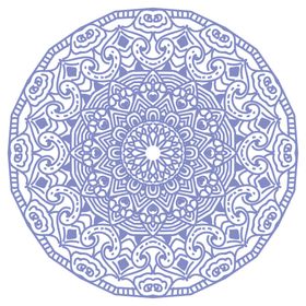 曼陀罗花纹
