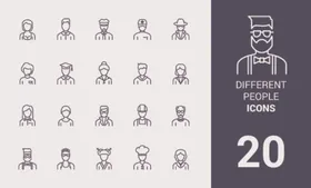 简约线条简笔图案图片