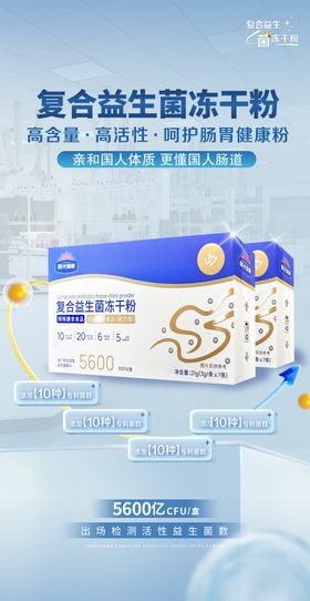 益生菌药品海报