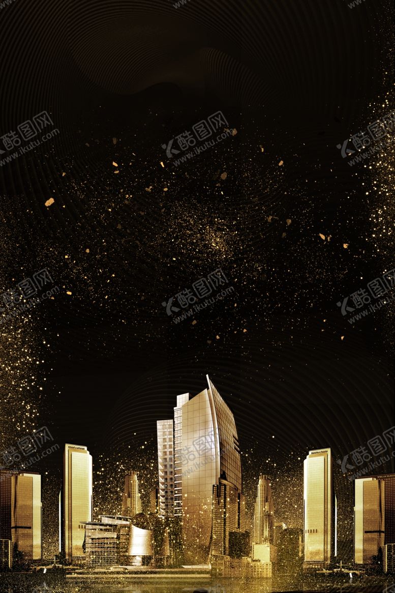 编号：69265210270543585855【酷图网】源文件下载-黑金背景素材