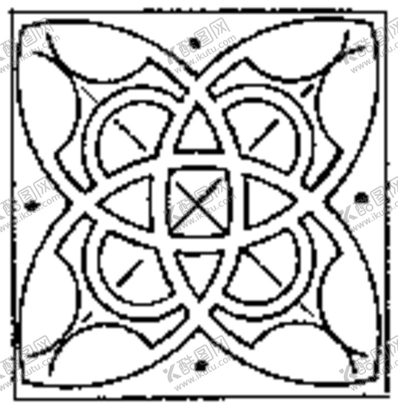 编号：78198405152220198058【酷图网】源文件下载-镂空花图案