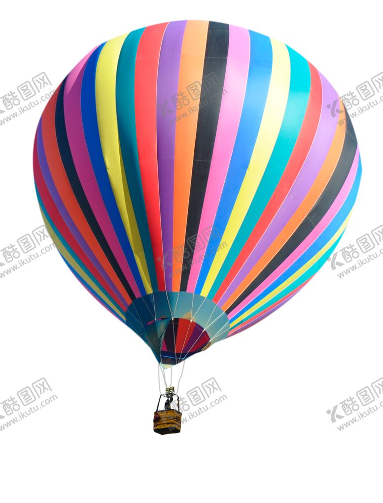 编号：85649010101947114684【酷图网】源文件下载-七彩热气球免扣素材