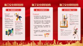 施工安全常识宣传图