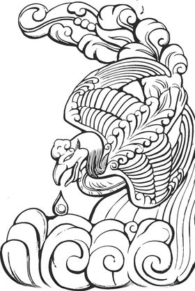 镂空花图案