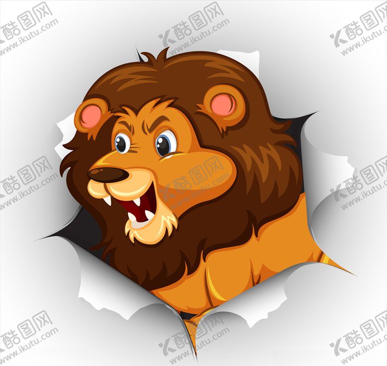 编号：28906907011244517702【酷图网】源文件下载-卡通狮子