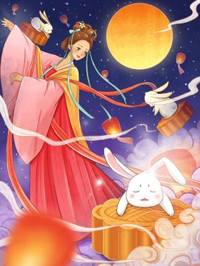 中秋节插画