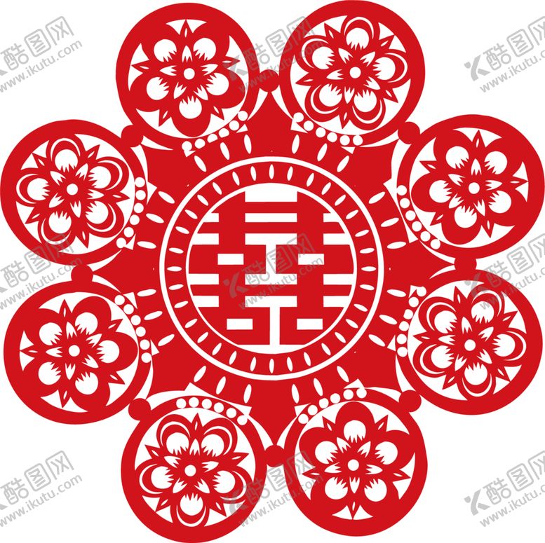 编号：37834905042024183125【酷图网】源文件下载-窗花剪纸