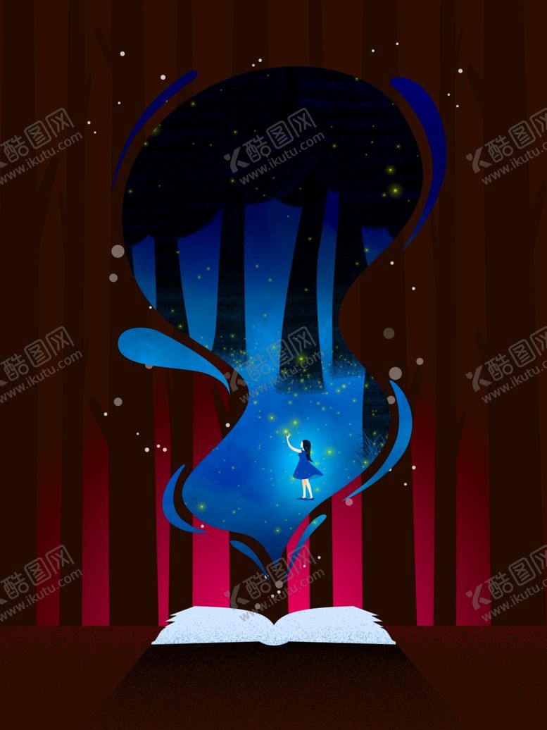 编号：88522410171939174220【酷图网】源文件下载-睡前故事宝贝睡觉晚安月亮
