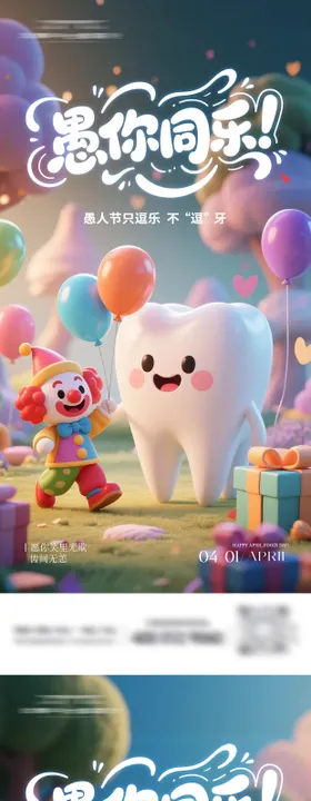 口腔愚你同乐系列海报