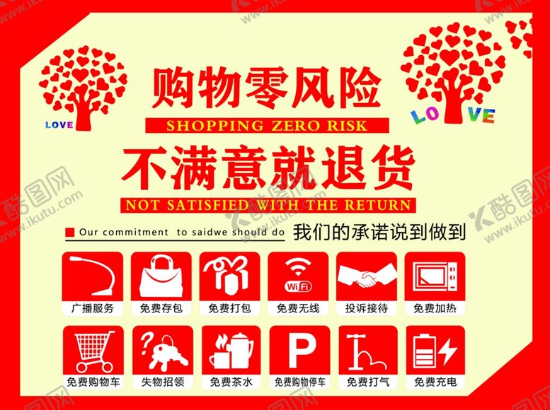 编号：26540001201107569916【酷图网】源文件下载-超市免费标识