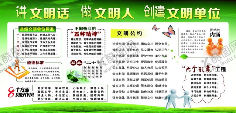 编号：84888702030328141380【酷图网】源文件下载-讲文明话办文明事做文明人