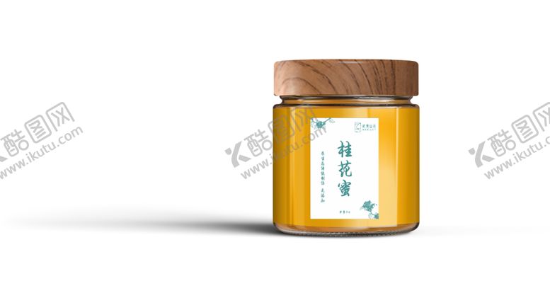 编号：58405006241735105330【酷图网】源文件下载-桂花蜜瓶子插画