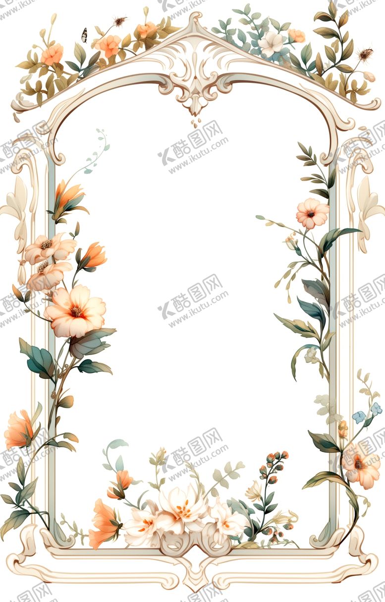 编号：60063201300113576807【酷图网】源文件下载-花卉边框