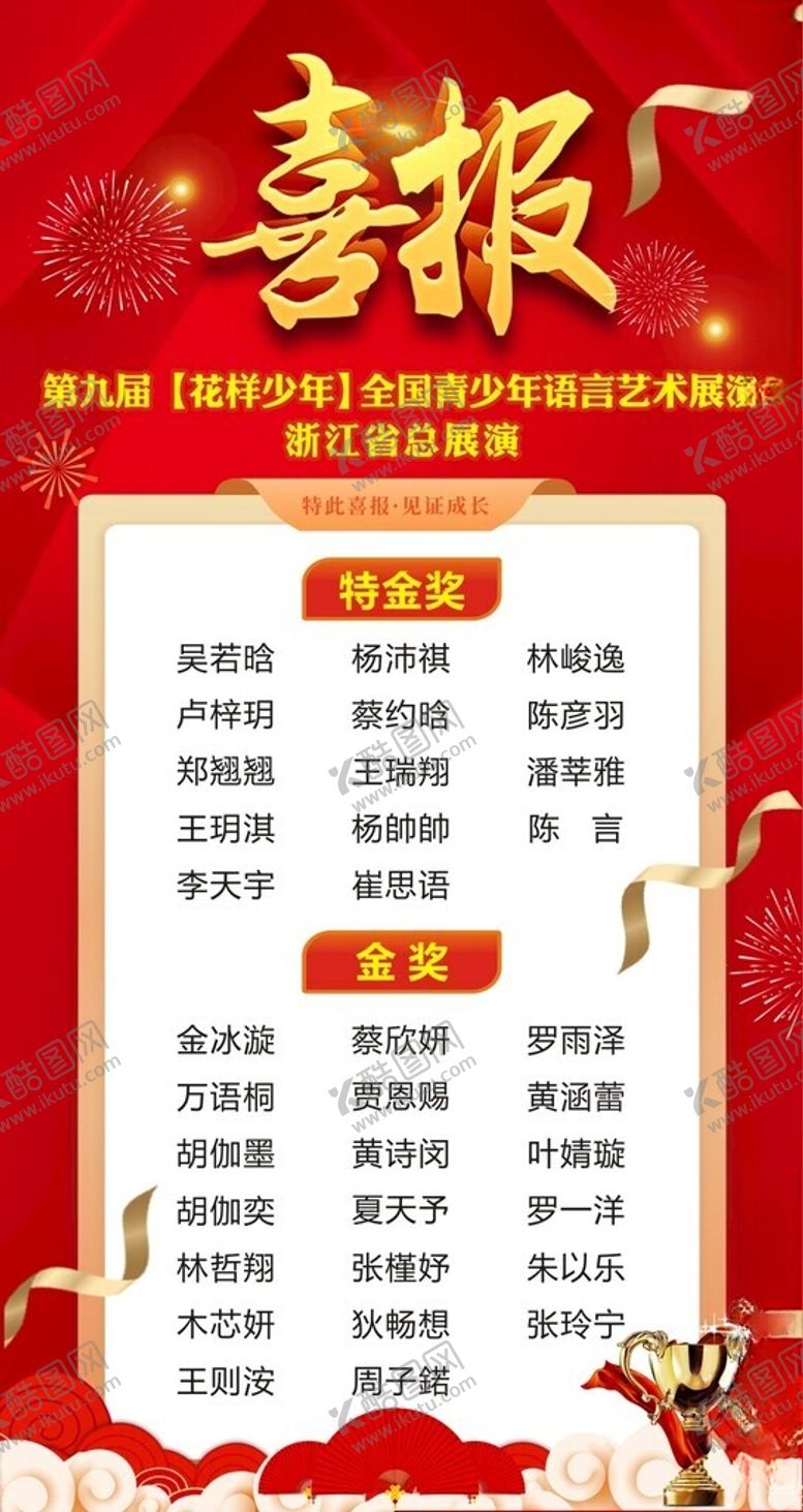 编号：14996402280428588539【酷图网】源文件下载-喜报