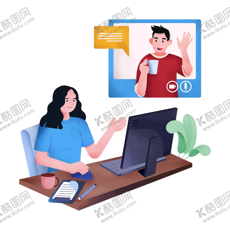 编号：59831409172330272369【酷图网】源文件下载-视频会议网课