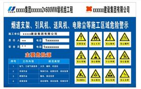 施工区危险警示