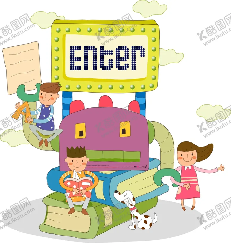 编号：01748909161201092730【酷图网】源文件下载-儿童插画