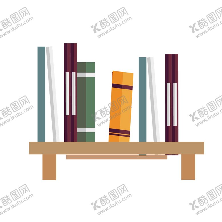 编号：20897609151853531780【酷图网】源文件下载-简约书架
