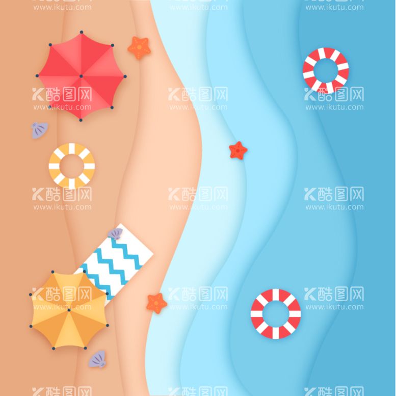 编号：91339612180629379390【酷图网】源文件下载-海滩顶视图