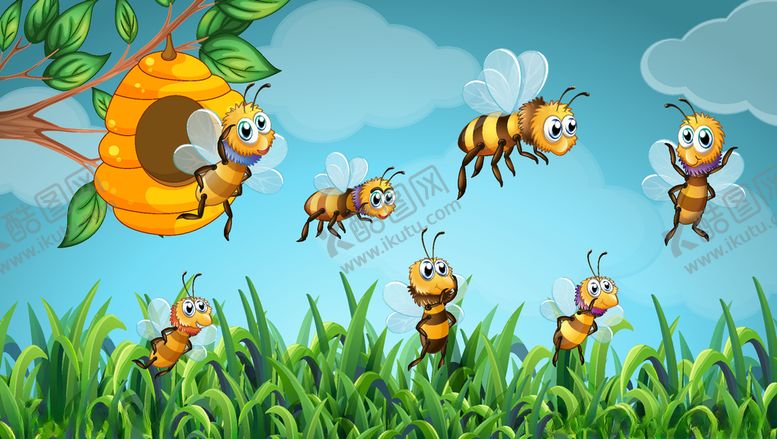 编号：67094009220605472699【酷图网】源文件下载-蜜蜂