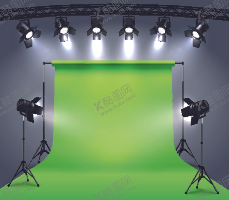 编号：20877607031810579124【酷图网】源文件下载-展台灯效