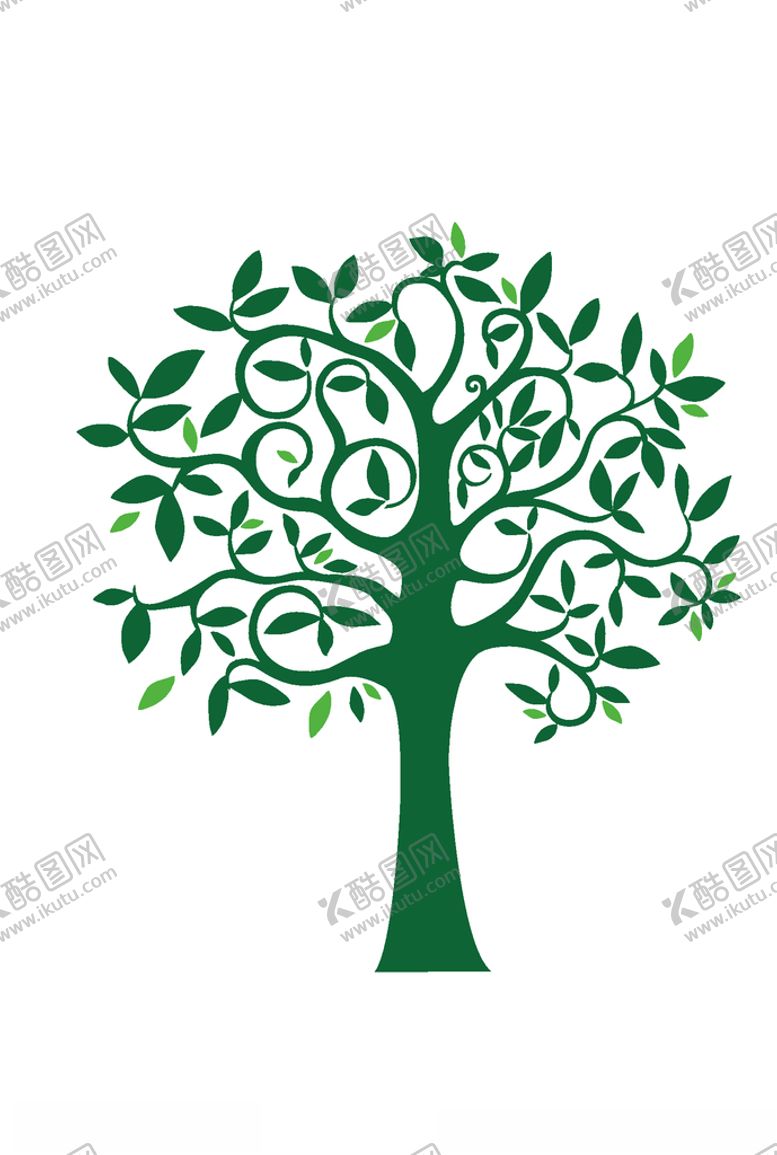 编号：62886407140409596635【酷图网】源文件下载-爱心树心愿树绿色带枝叶
