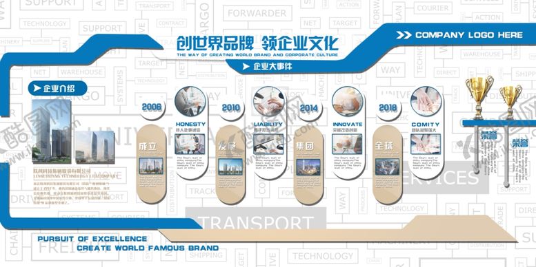 编号：47662009110720392491【酷图网】源文件下载-企业文化展板