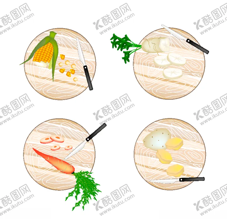 编号：79066104290516299060【酷图网】源文件下载-案板切蔬菜