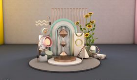 C4D立体展示场景元素