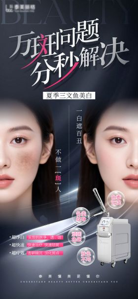 医美超皮秒产品海报