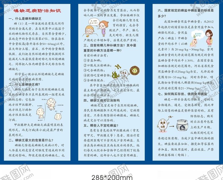 编号：87035001130909536453【酷图网】源文件下载-碘缺乏病防治知识