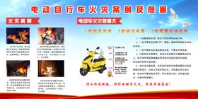 电动自行车火灾警示