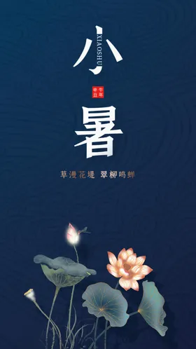 小暑大节日大地产单图