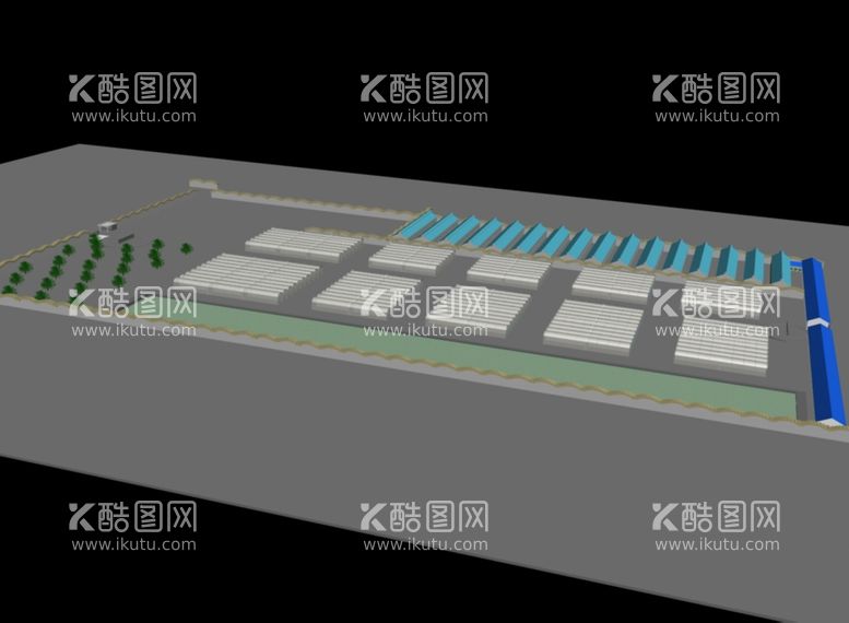 编号：88446611230643175500【酷图网】源文件下载-养殖场效果图