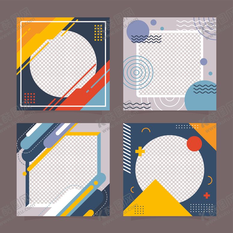 编号：63369504021237404283【酷图网】源文件下载-几何边框相框