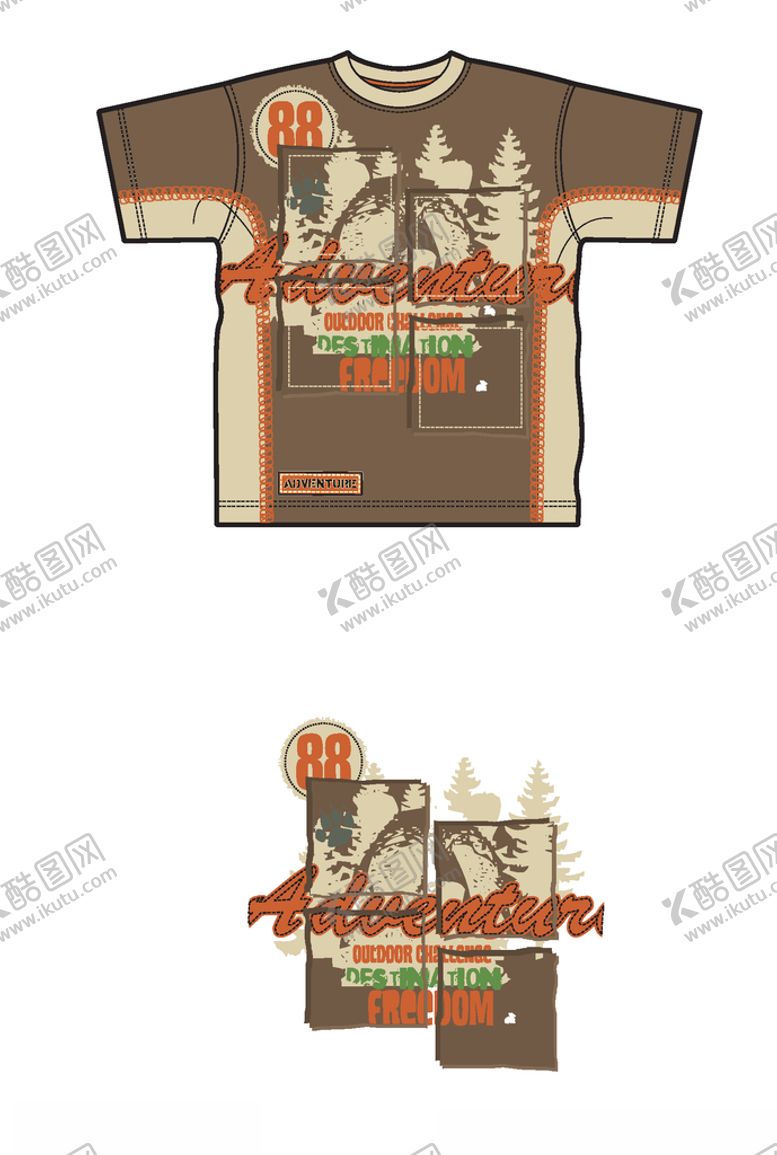 编号：23142305151159545370【酷图网】源文件下载-服装印花