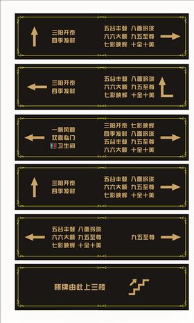 楼层指示牌