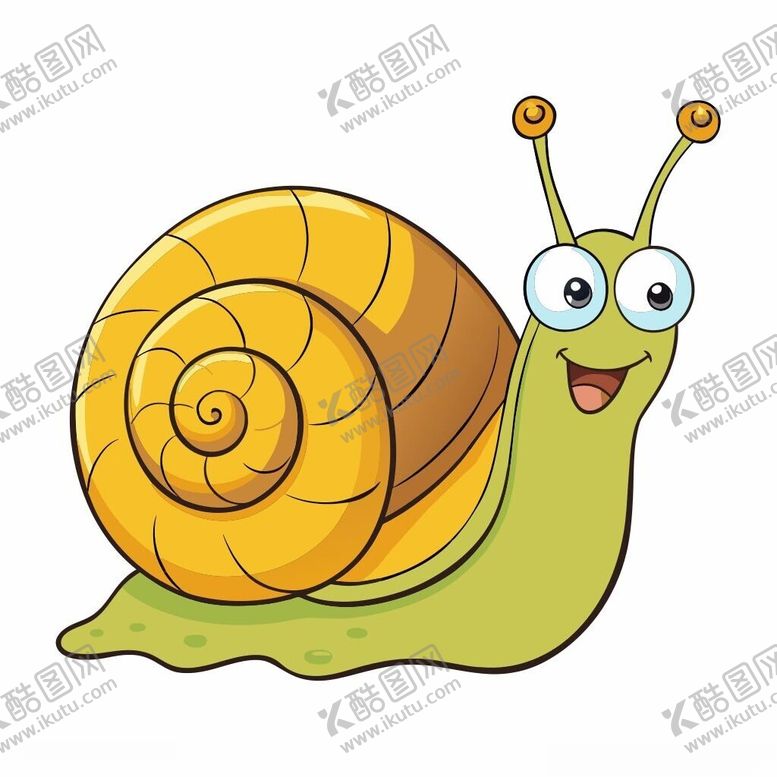 编号：72013512131415259255【酷图网】源文件下载-卡通风格蜗牛