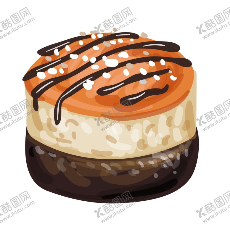 编号：94987609241441109430【酷图网】源文件下载-手绘蛋糕