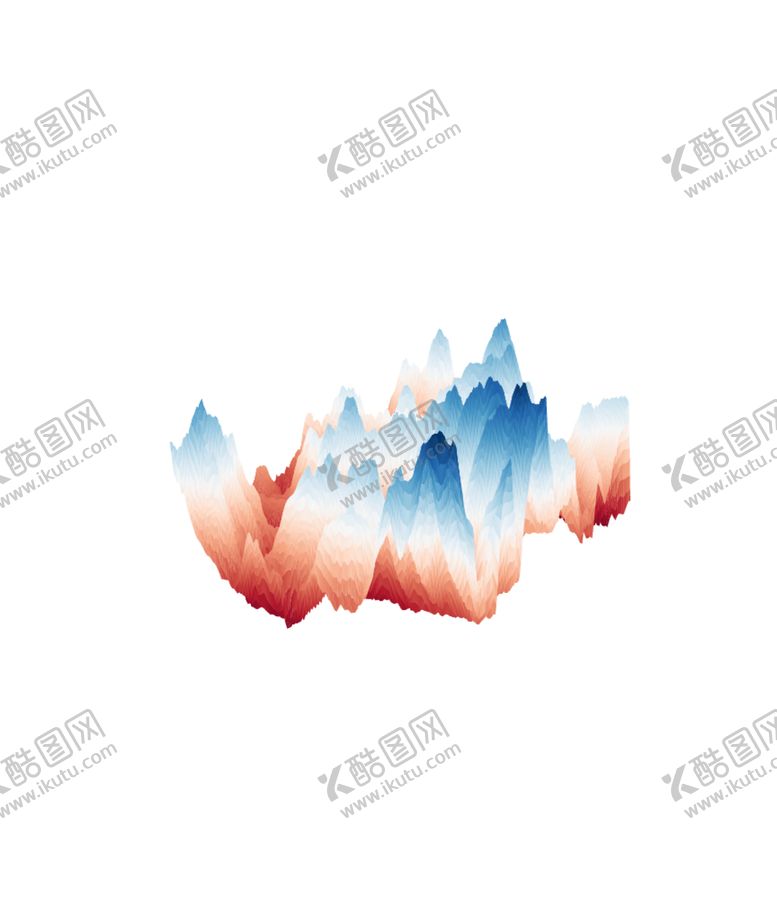 编号：28055303270755165740【酷图网】源文件下载-抽象山峰