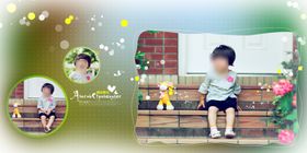 儿童宝宝幼儿相册PSD模板