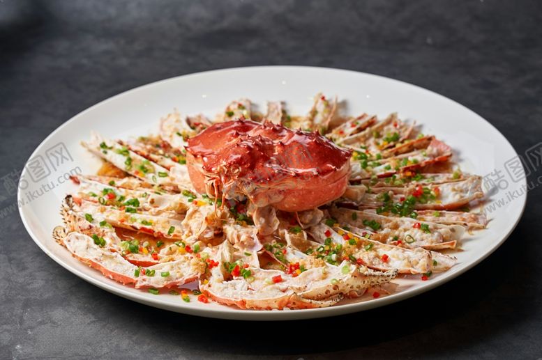编号：23583704291543395777【酷图网】源文件下载-清蒸帝王蟹