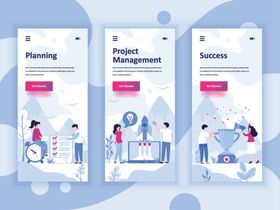 时尚3D立体插画海报