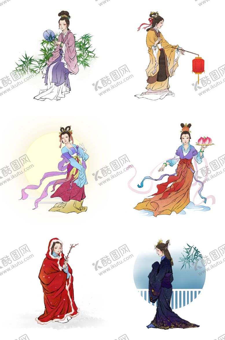 编号：43231305010623252362【酷图网】源文件下载-古代女子